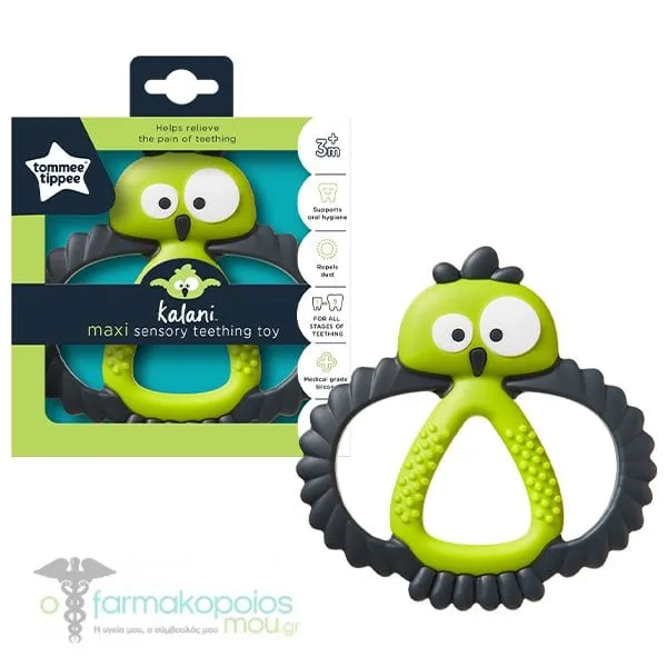Tommee Tippee Kalani Maxi Sensory Teether Green 3m+, 1pc