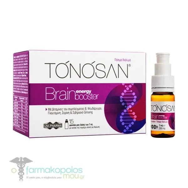 Tonosan Brain Energy Booster, 15x7ml