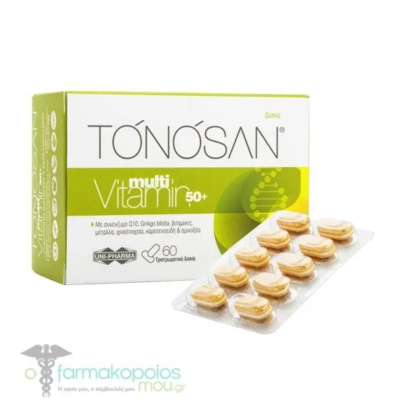 Tonosan Multivitamin 50+, 60tabs