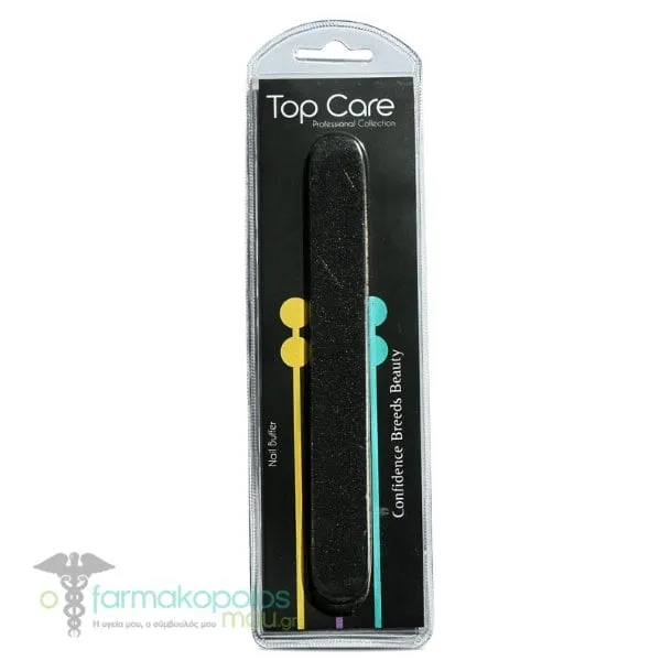 Top Care Nail Buffer Μαύρο, 1τεμ