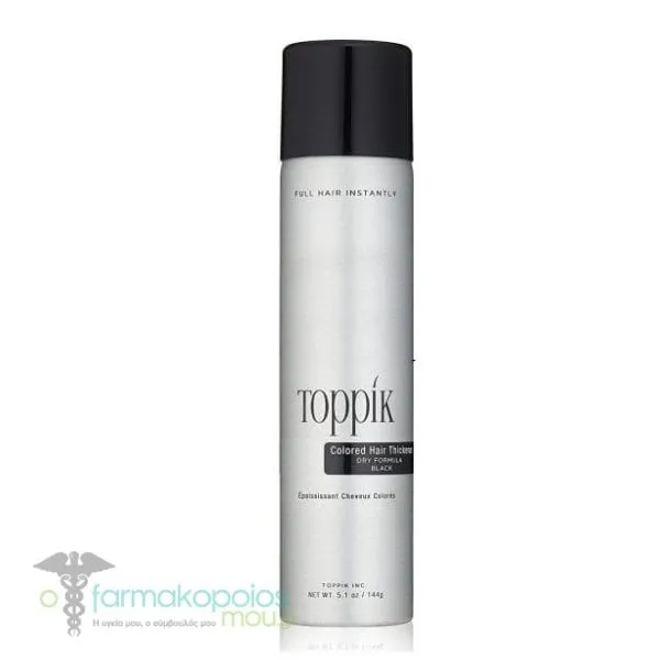 Toppik Colored Hair Thickener, 180ml - BLACK