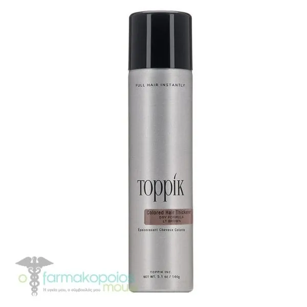 Toppik Colored Hair Thickener, 180ml - LIGHT BROWN