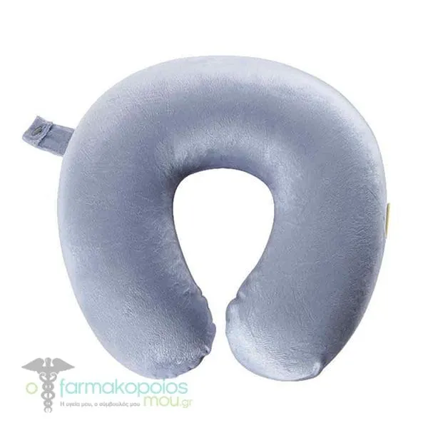Travel Blue Μαξιλάρι Αυχένα Ταξιδιού Memory Foam Γκρι, 1τεμ