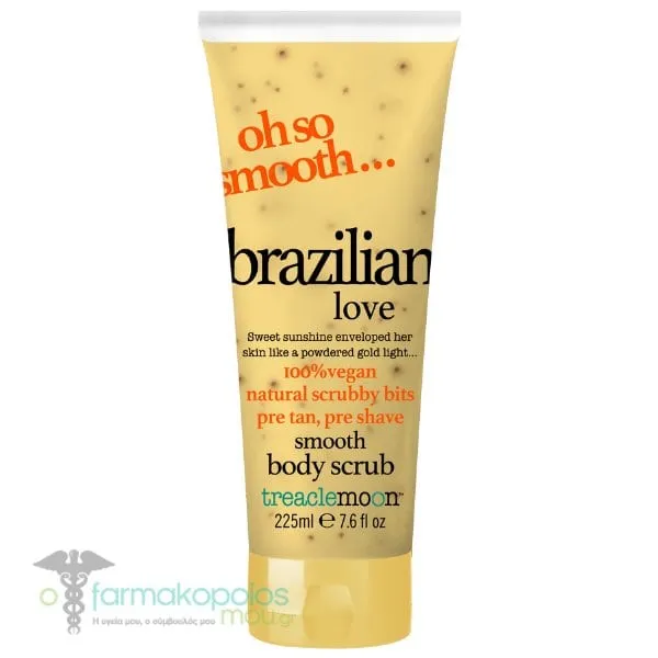 Treaclemoon Brazilian Love Smooth Bοdy Scrub, 225ml