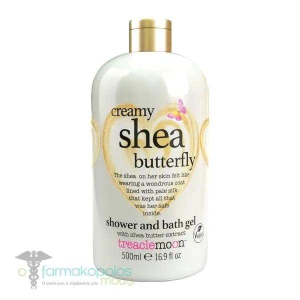 Treaclemoon Creamy Shea Butterfly Shower & Bath Gel, 500ml