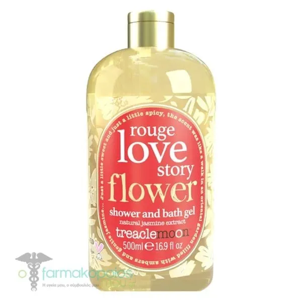 Treaclemoon Rouge Love Story Flower Shower Gel, 500ml