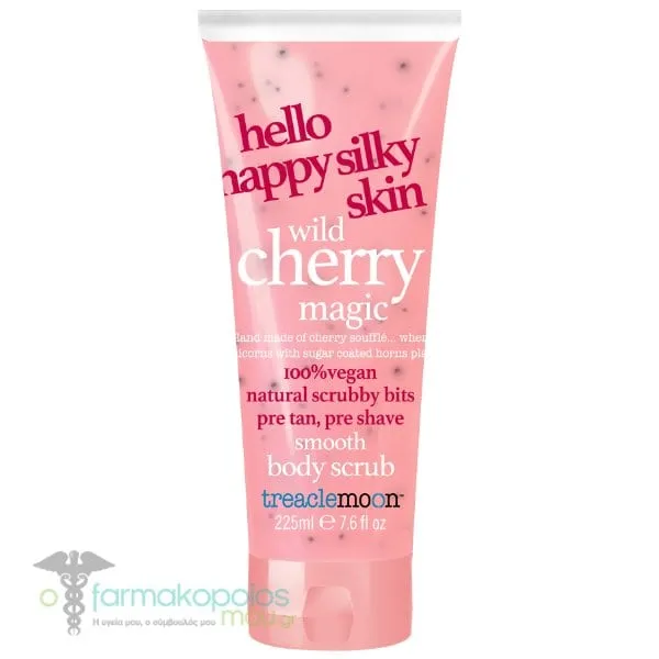 Treaclemoon Wild Cherry Magic Body Scrub, 225ml