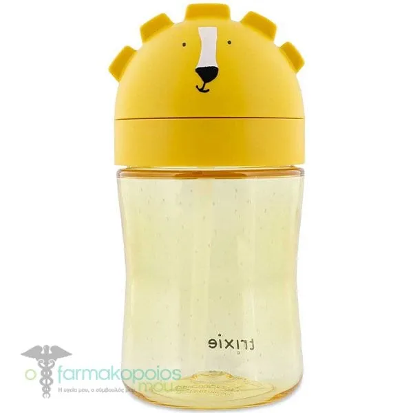 Trixie Mr. Lion Straw Cup Παιδικό Ποτηράκι με Καλαμάκι 9m+, 1τεμ