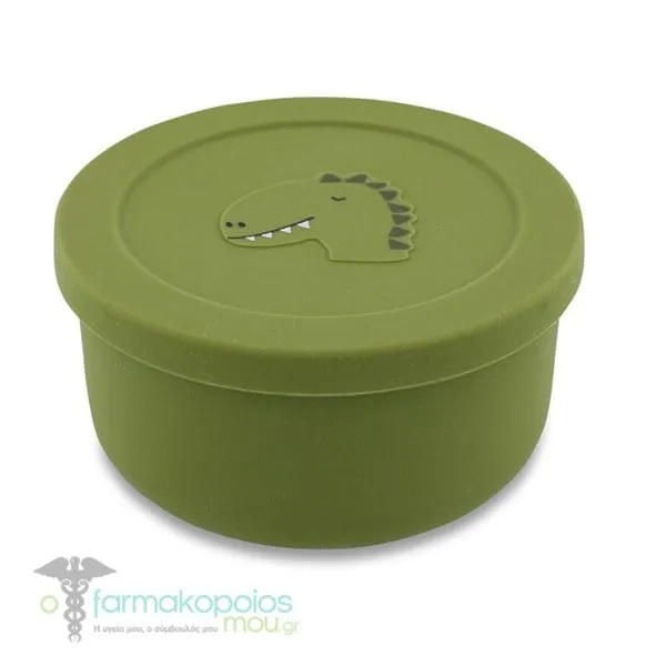 Trixie Silicone Snack Pot with Lid, 1pc - Mr. Dino