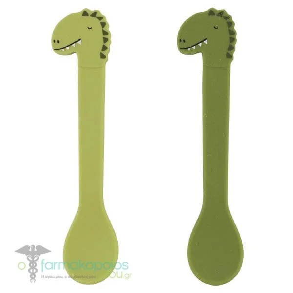 Trixie Silicone Spoon Παιδικά Κουτάλια Φαγητού 4m+, 2τεμ