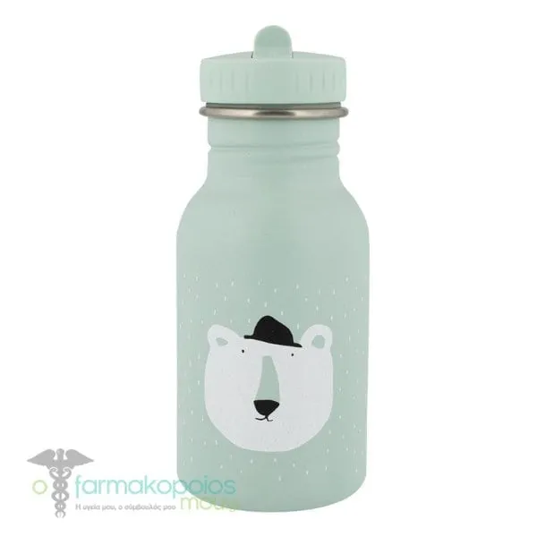 Trixie Water Drinking Bottle Stainless Steel, 350ml - Mr. Polar Bear