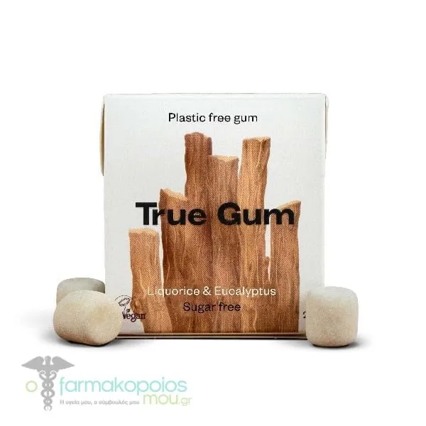True Gum Liquorice & Eucalyptus, 21g