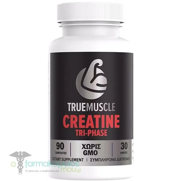 Truemuscle Creatine Tri-Phase 1667mg, 90caps