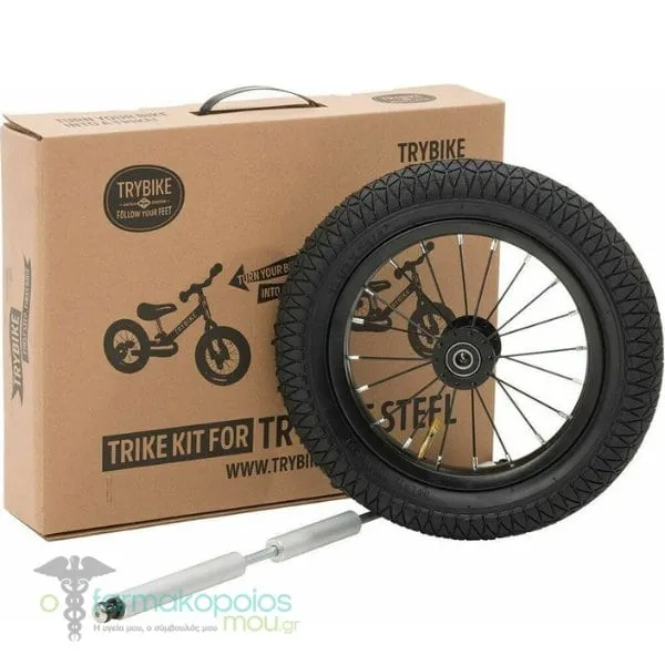 Trybike Steel Vintage Trike Kit, 1set - BLACK