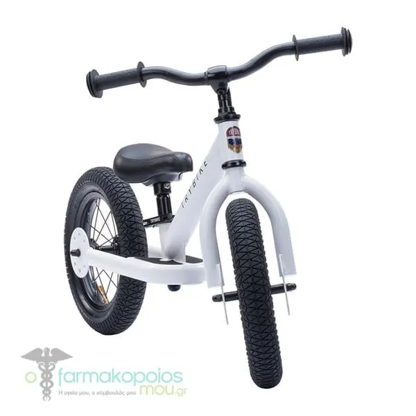 Trybike Δίκυκλο που Μπορεί να Μετατραπεί σε Τρίκυκλο Ισορροπίας, σε Σχέδιο Vintage, 1τεμ - White