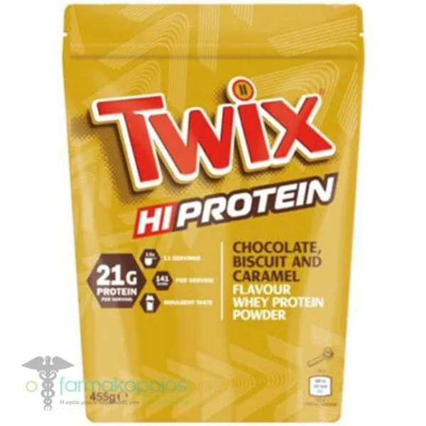 Twix Hi Protein Chocolate & Biscuit & Caramel Whey Protein Powder, 455gr