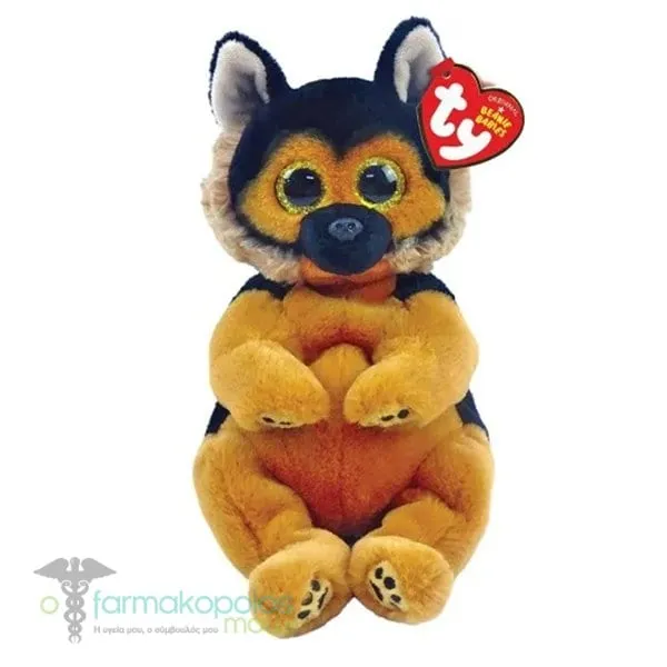 TY Beanie Belly Plush Toy 15cm, 1pc - Γερμανικός Ποιμενικός