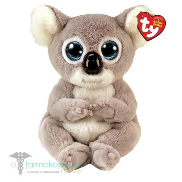 TY Beanie Belly Plush Toy 15cm, 1pc - Κοάλα Γκρι