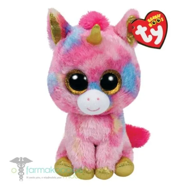 TY Beanie Boos Plush Toy 15cm, 1pc - Μονόκερος Πολύχρωμος