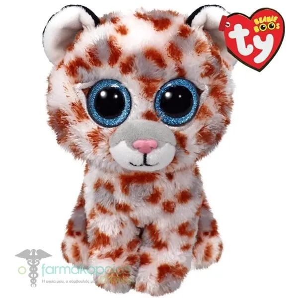 TY Beanie Boos Plush Toy 15cm, 1pc - Λεοπάρδαλη