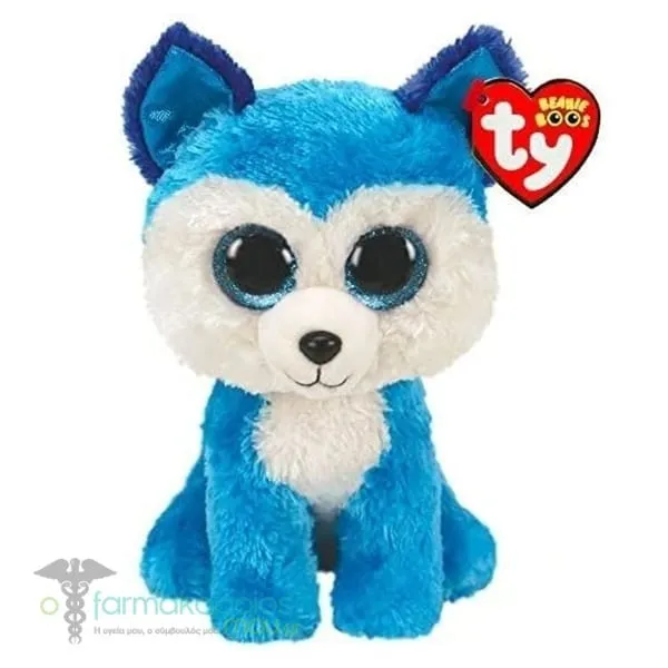 TY Beanie Boos Plush Toy 15cm, 1pc - Χάσκυ Μπλε