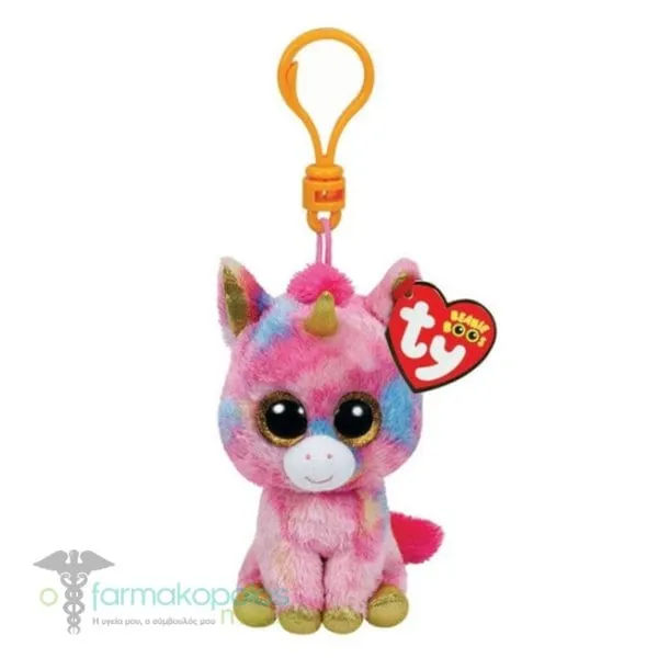 TY Beanie Boos Clip Plush 8.5cm, 1pc - Μονόκερος Πολύχρωμος