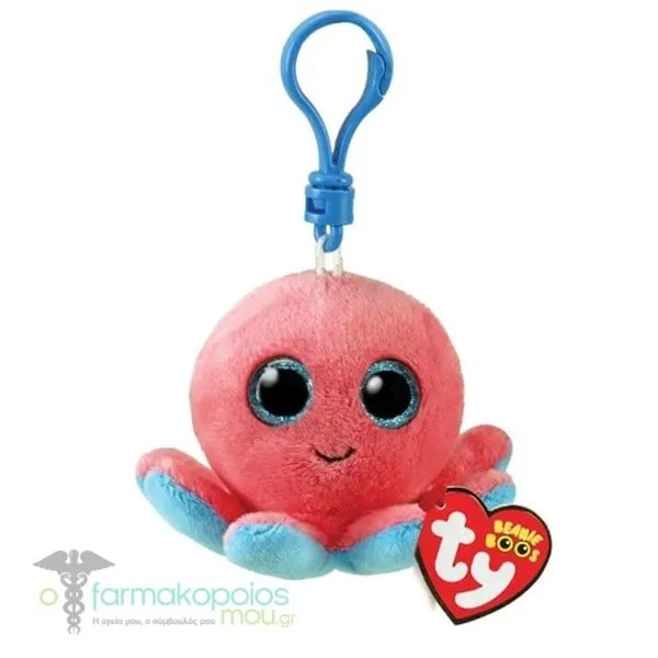 TY Beanie Boos Clip Plush 8.5cm, 1pc - Κοράλλι