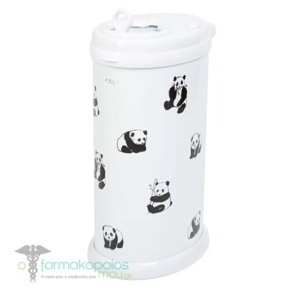 Ubbi Nursery Decals Stickers for Panda Diaper Bins, 16 pcs