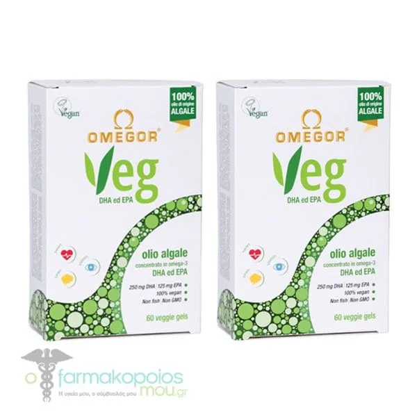 UGA Promo (1+1) Omegor Veg, 2x60caps