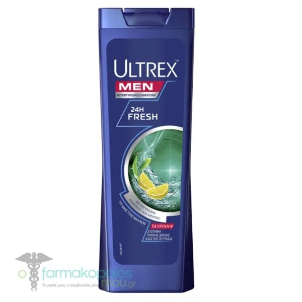 Ultrex Men 24h Fresh Anti-Dandruff Shampoo, 360ml
