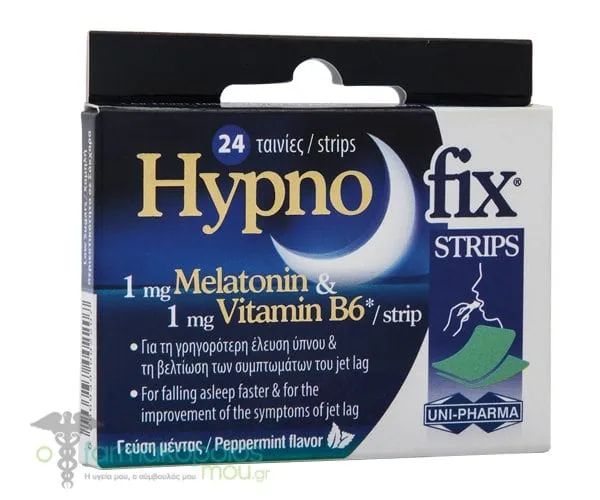 Uni-Pharma Hypno Fix Strips, 24 strips