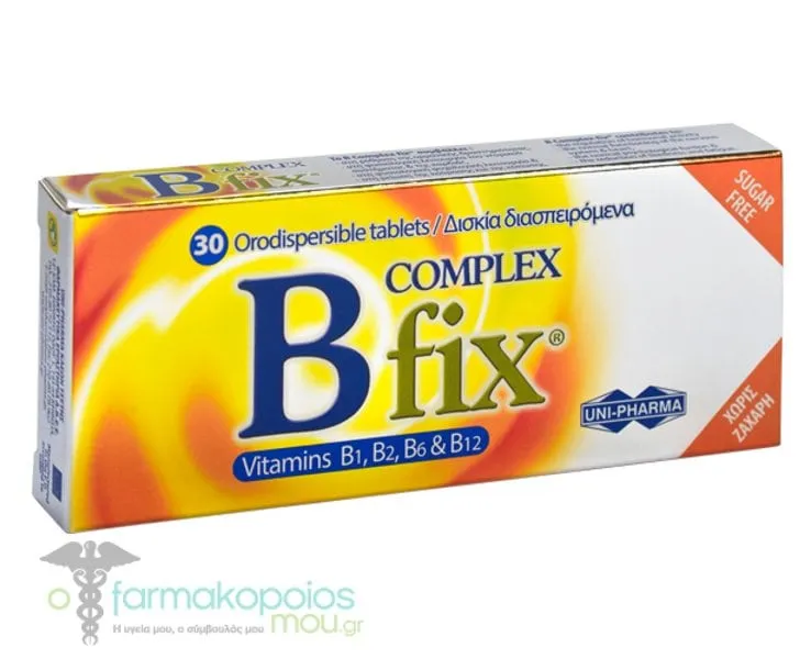 Unipharma B Complex Fix, 30tabs