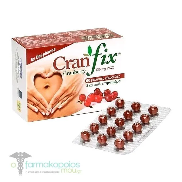 Uni-Pharma Cranfix, 60soft caps