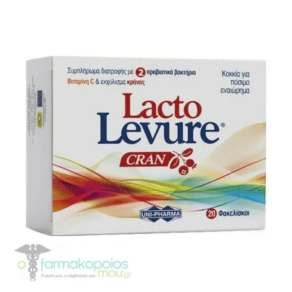 Uni-Pharma Lacto-Levure Cran, 20 sachets