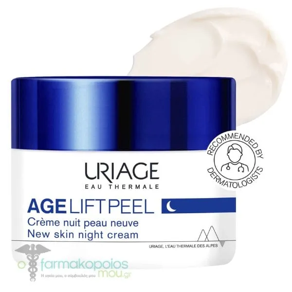 Uriage Age Lift Peel New Skin Night Cream, 50ml