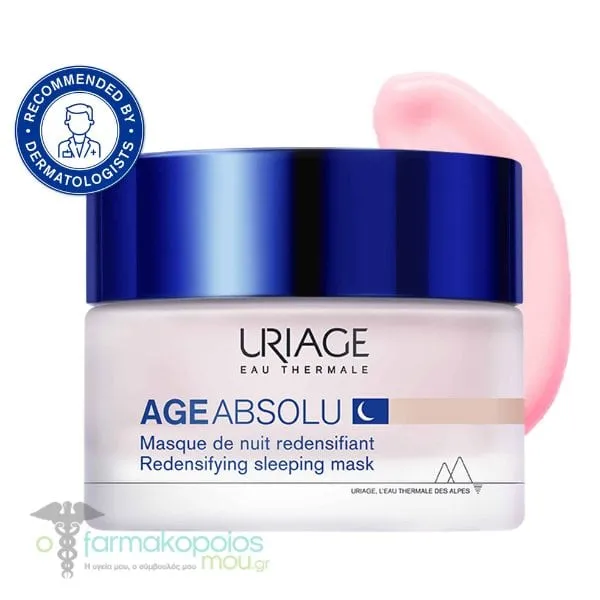 Uriage AgeAbsolu Redensifying Sleeping Mask, 50ml