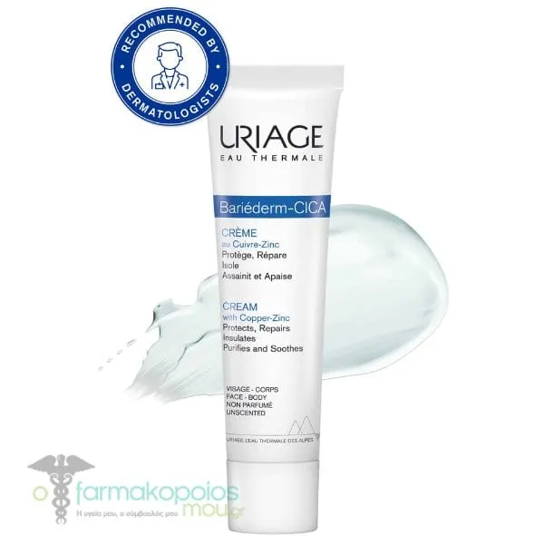 Uriage Bariederm-Cica Cream with Copper-Zinc, 100ml
