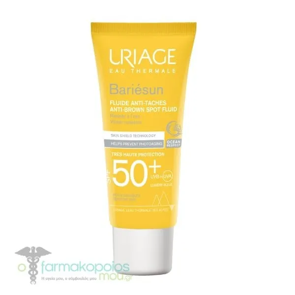 Uriage Bariesun Anti-Brown Spot Fluid SPF50+, 40ml