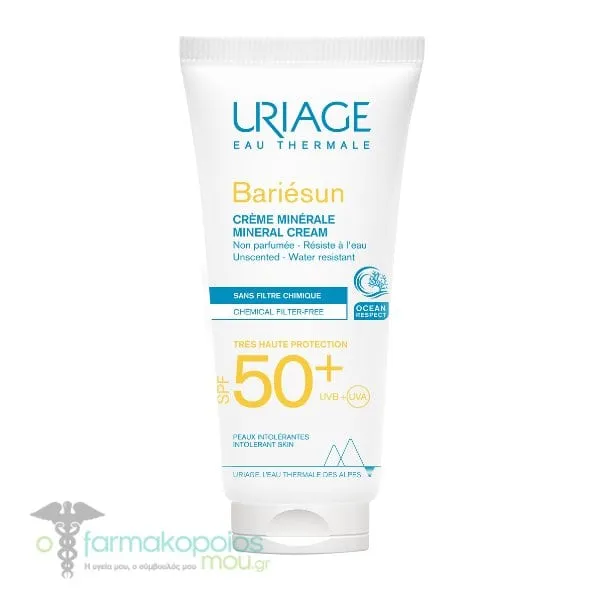 Uriage Bariesun Mineral Cream SPF50+, 100ml