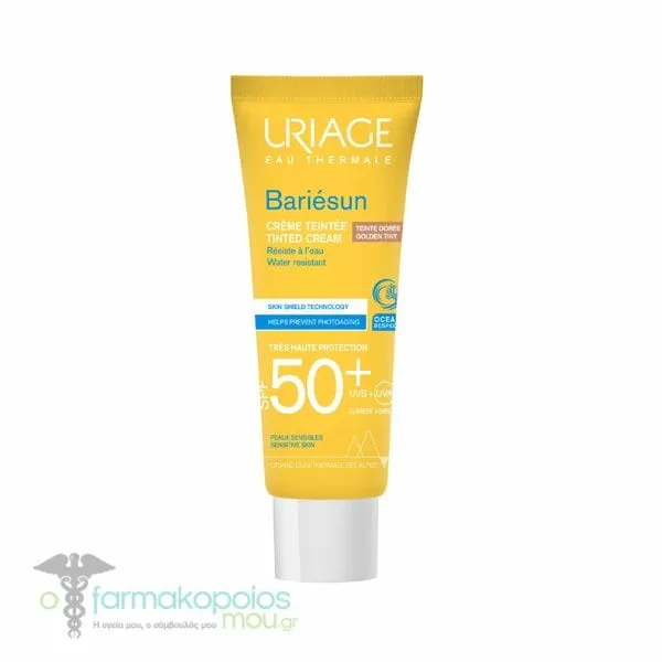 Uriage Bariesun Tinted Cream Golden Tint SPF50+, 50ml