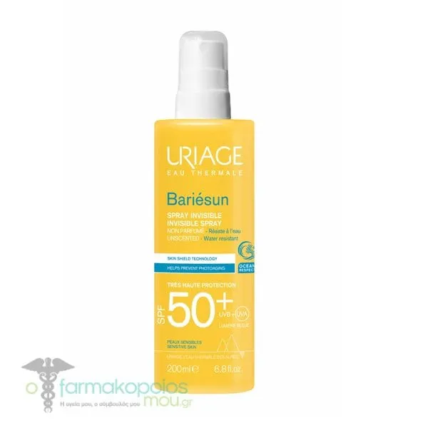 Uriage Bariesun Spray SPF50+ No Fragrance, 200ml