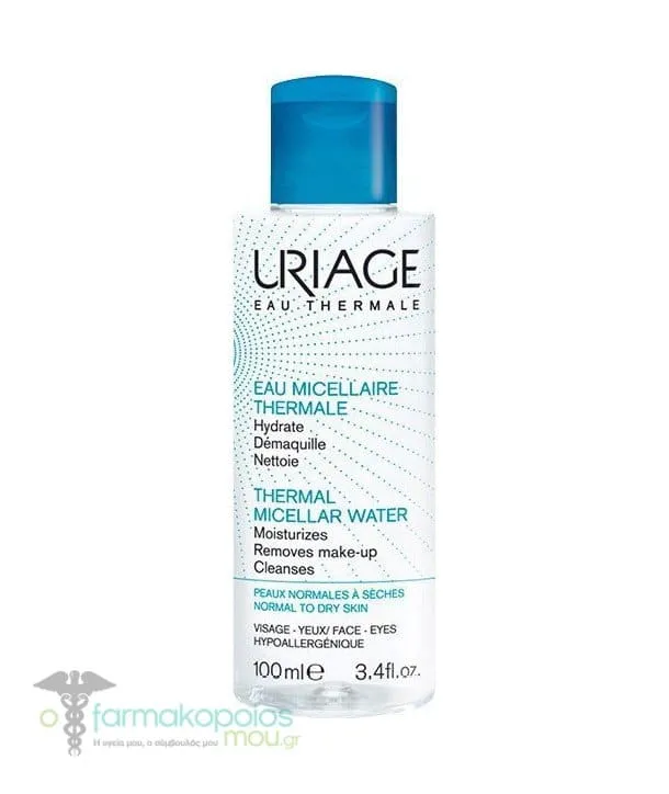 Uriage Thermal Micellar Water for Normal to Dry Skin, 100ml