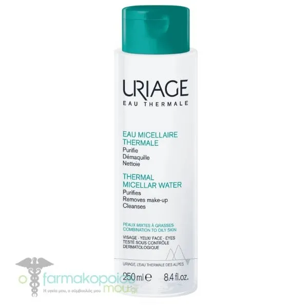 Uriage Thermal Micellar Water for Combination to Oily Skin, 250ml