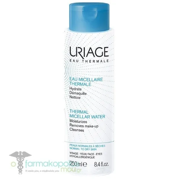 Uriage Thermal Micellar Water for Normal to Dry Skin, 250ml