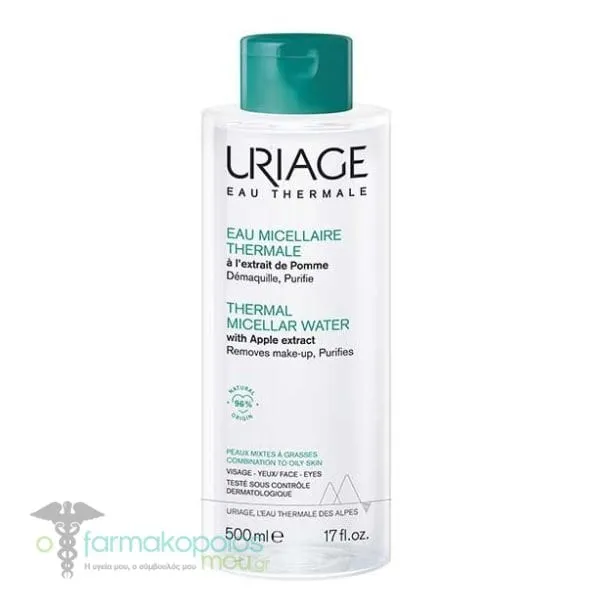 Uriage Thermal Micellar Water for Combination to Oily Skin, 500ml