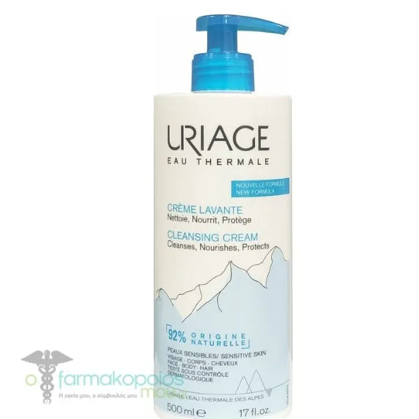 Uriage Promo -20% Cleansing Cream for Sensitive Skin, 500ml
