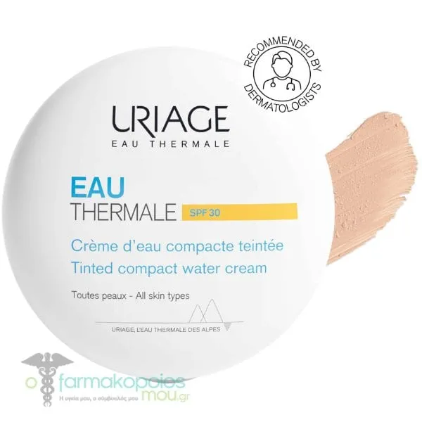 Uriage Eau Thermale Tinted Compact Water Cream SPF30, 10g