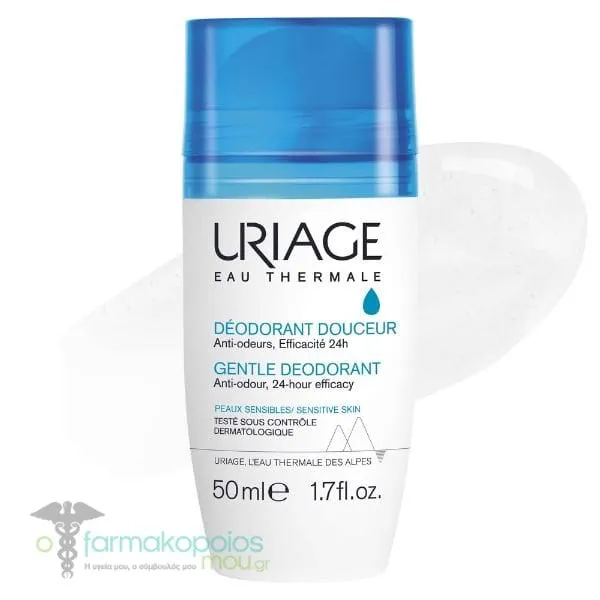 Uriage Gentle Roll-On Deodorant 24h, 50ml