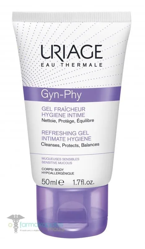 Uriage Gyn-Phy Intimate Hygiene Refreshing Gel, 50ml