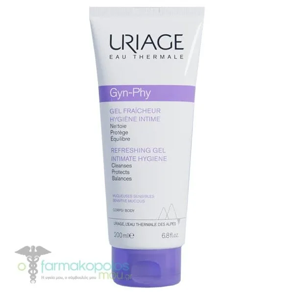 Uriage Gyn-Phy Intimate Hygiene Refreshing Gel, 200ml